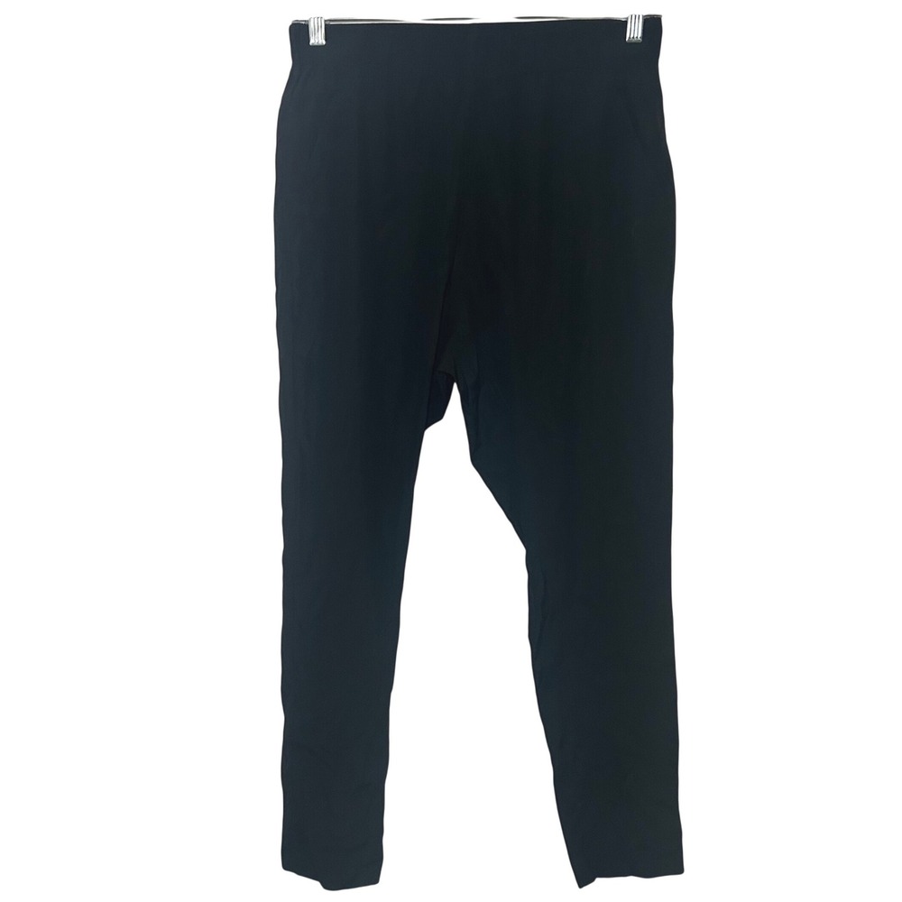 Scanlan Theodore Black Silk Elastane High Waist Trousers Pants US Size 4 career